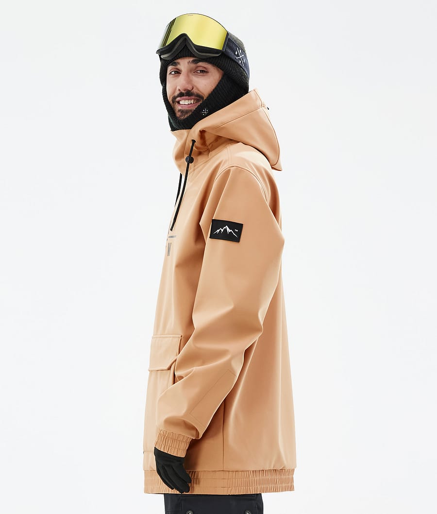 Dope Wylie Snowboardjacke Herren Khaki Gelb | KS6459270