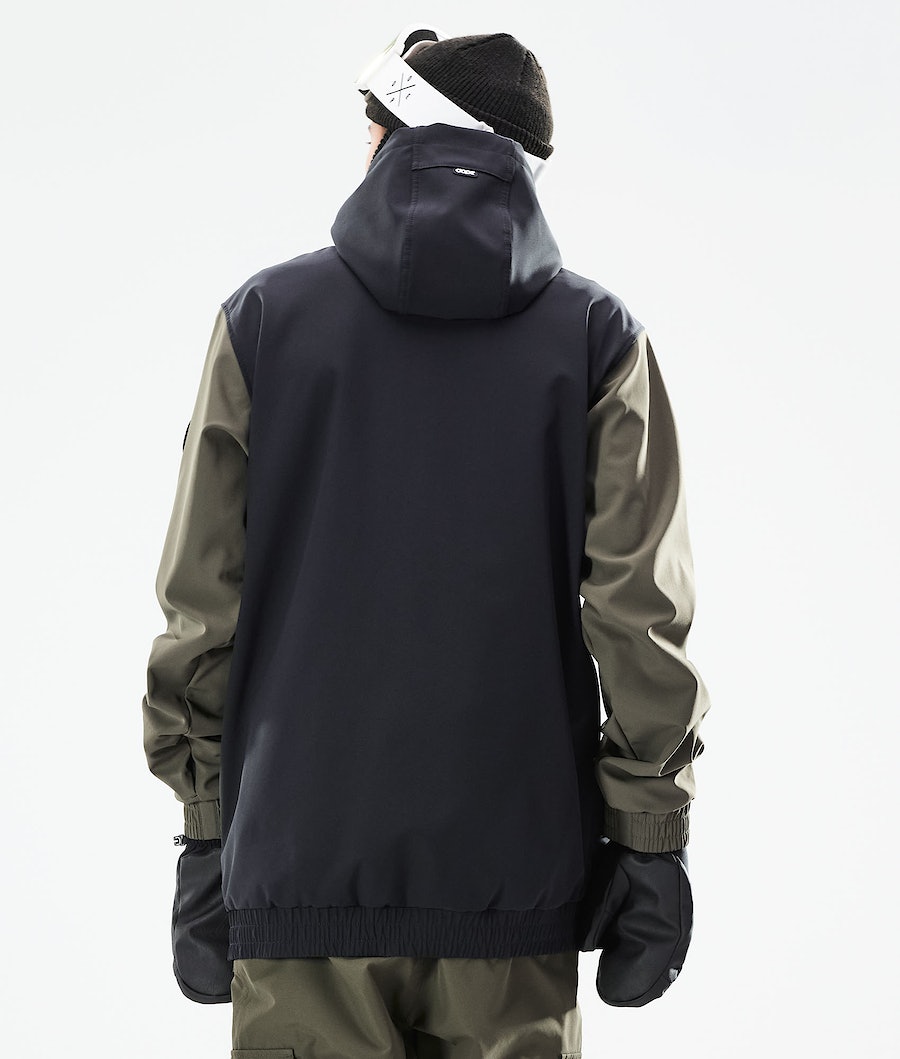 Dope Wylie Snowboardjacke Herren Schwarz Olivgrün Grün | GZ1968437