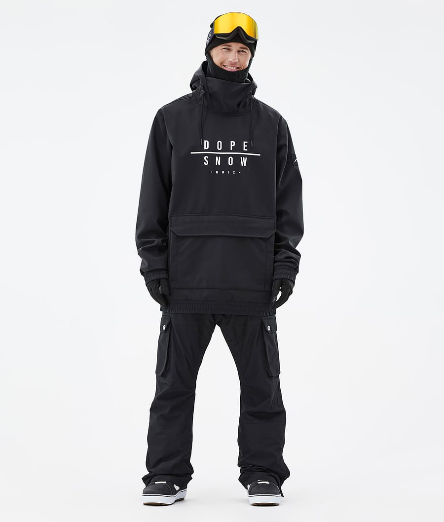 Dope Wylie Snowboardjacke Herren Schwarz | MU0719326