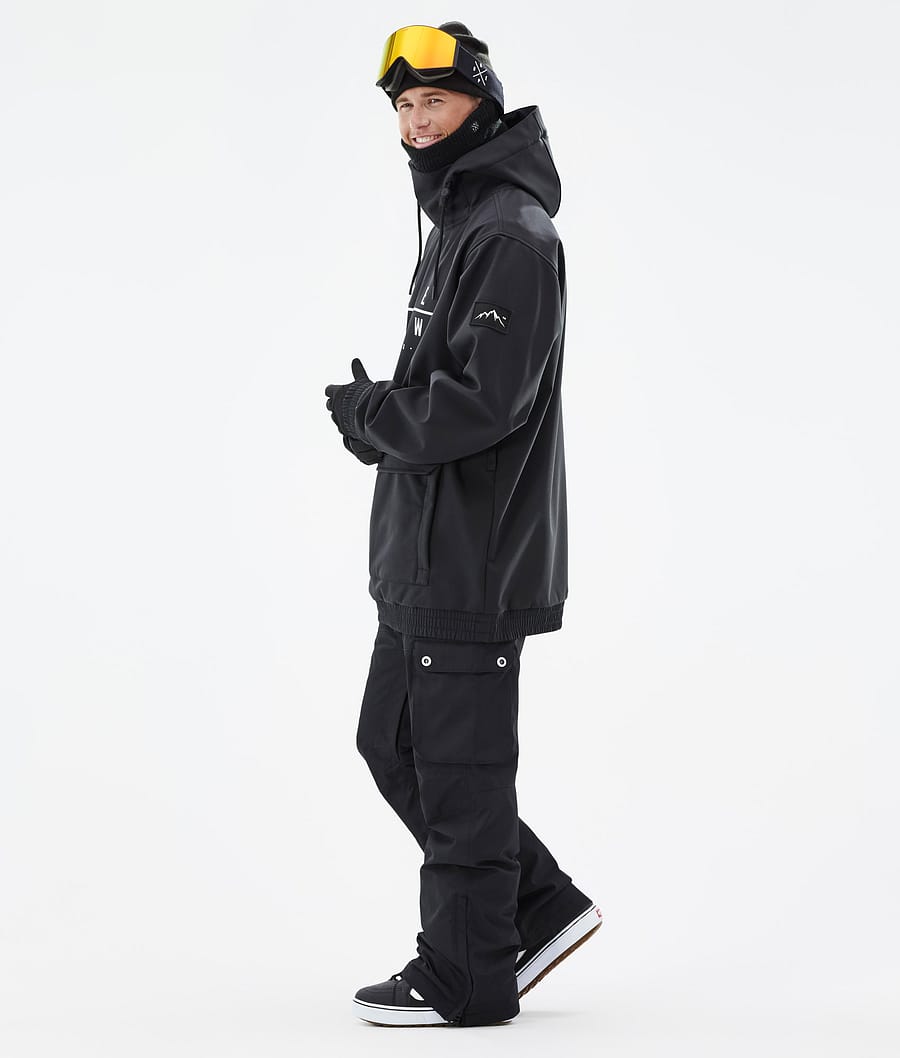 Dope Wylie Snowboardjacke Herren Schwarz | MU0719326