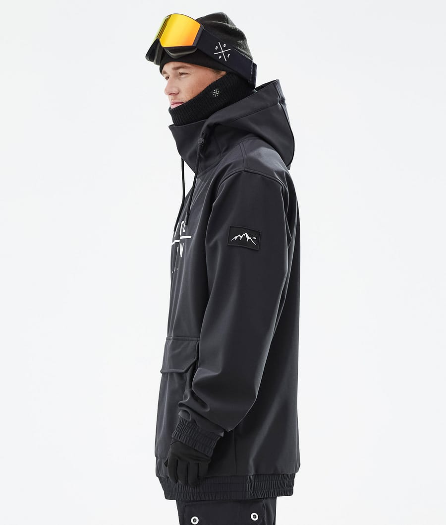 Dope Wylie Snowboardjacke Herren Schwarz | MU0719326