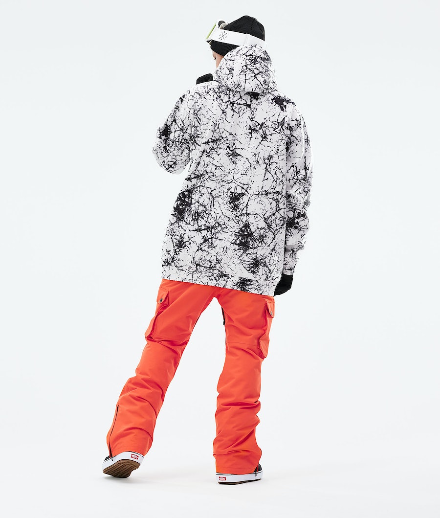 Dope Wylie Snowboardjacke Herren Weiß Schwarz | AH8705236