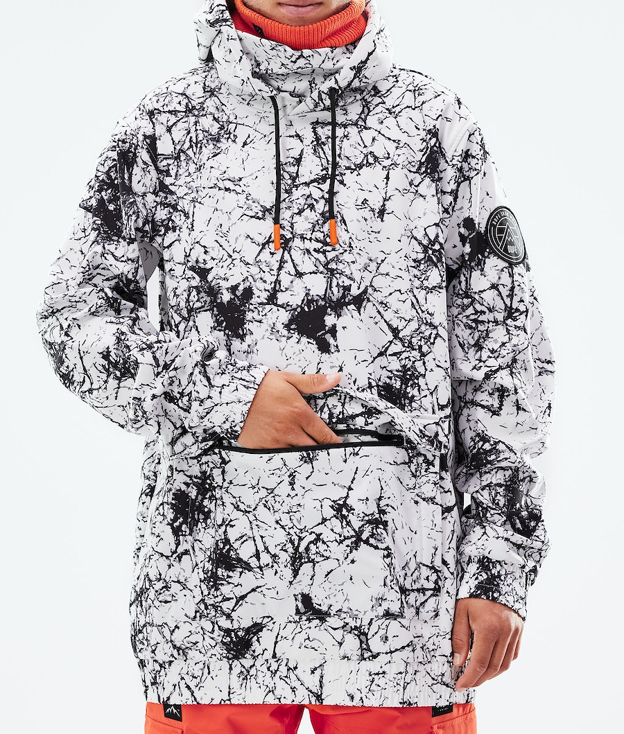 Dope Wylie Snowboardjacke Herren Weiß Schwarz | AH8705236