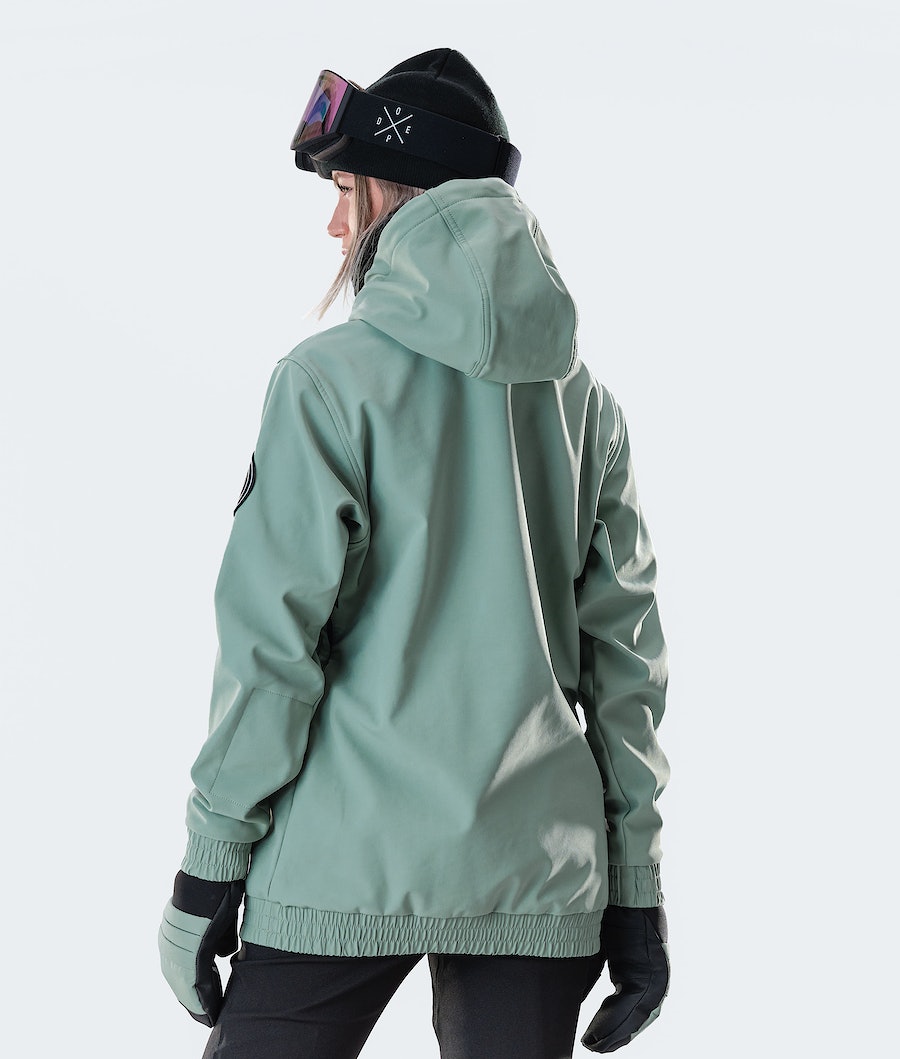 Dope Wylie W 10k Snowboardjacke Damen Grün | ZI8543102