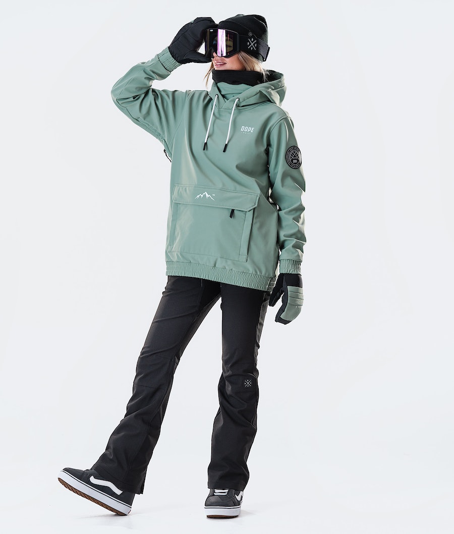 Dope Wylie W 10k Snowboardjacke Damen Grün | ZI8543102