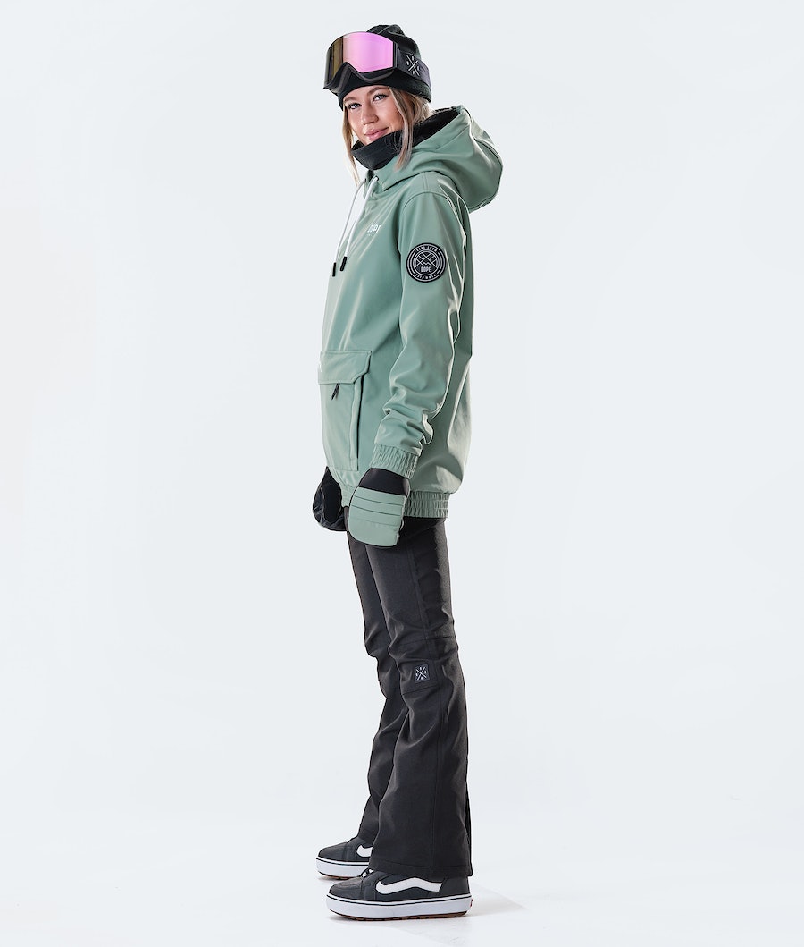Dope Wylie W 10k Snowboardjacke Damen Grün | ZI8543102