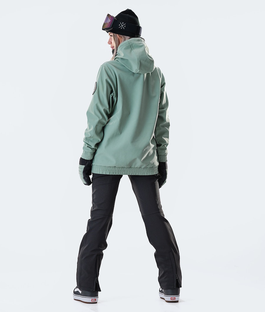 Dope Wylie W 10k Snowboardjacke Damen Grün | ZI8543102