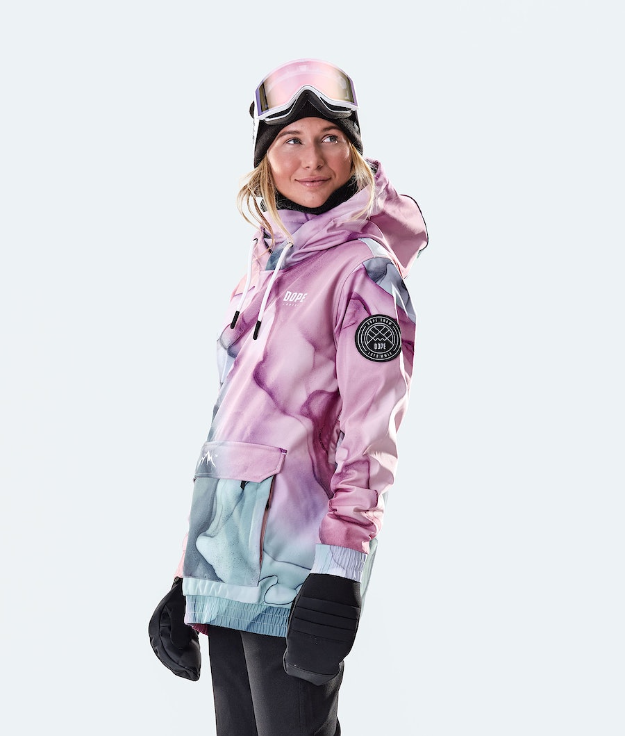 Dope Wylie W 10k Snowboardjacke Damen Mehrfarbig Rosa | OP2149867