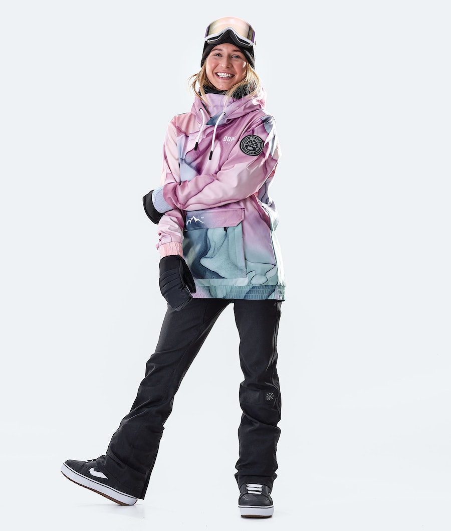 Dope Wylie W 10k Snowboardjacke Damen Mehrfarbig Rosa | OP2149867