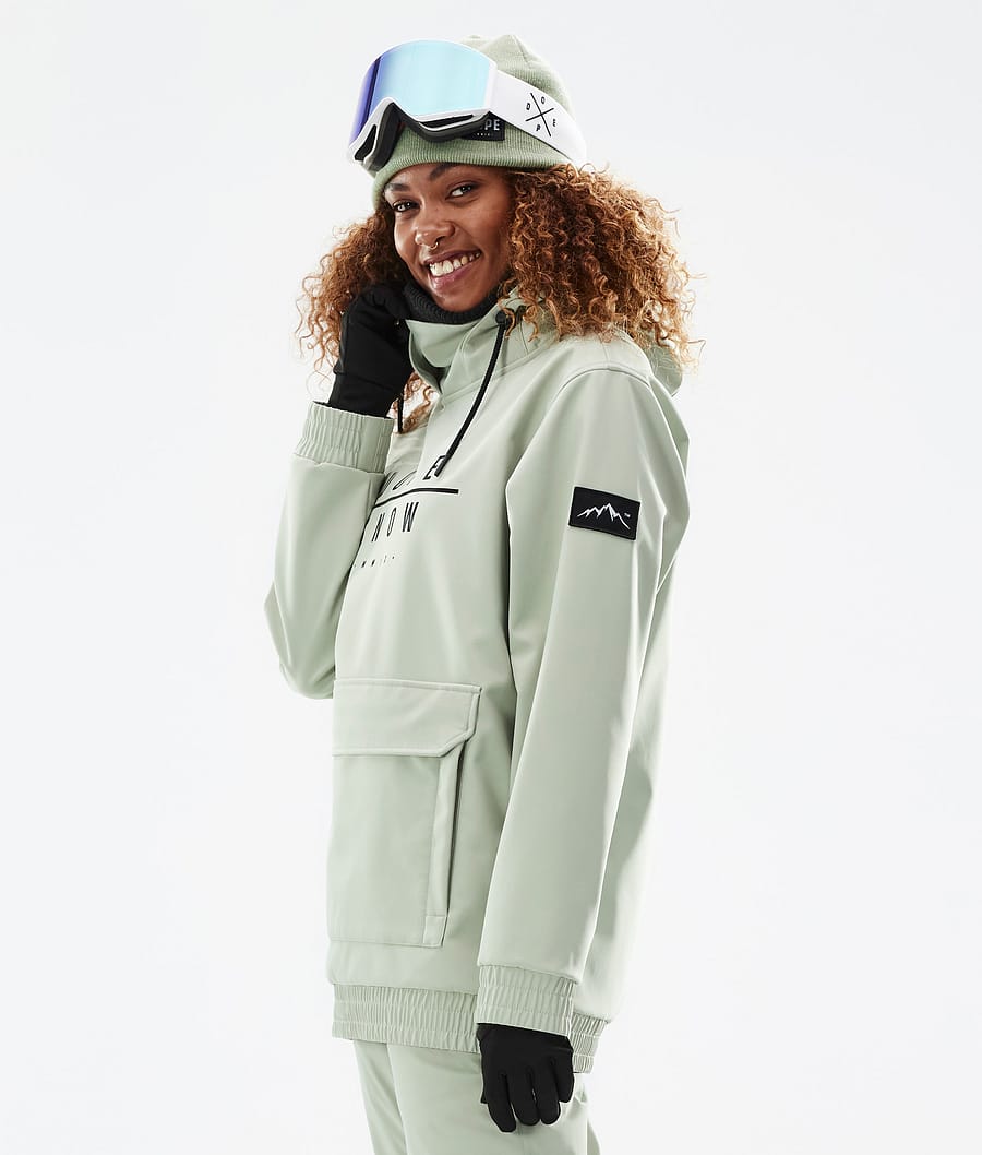 Dope Wylie W Snowboardjacke Damen Grün | OP5873204