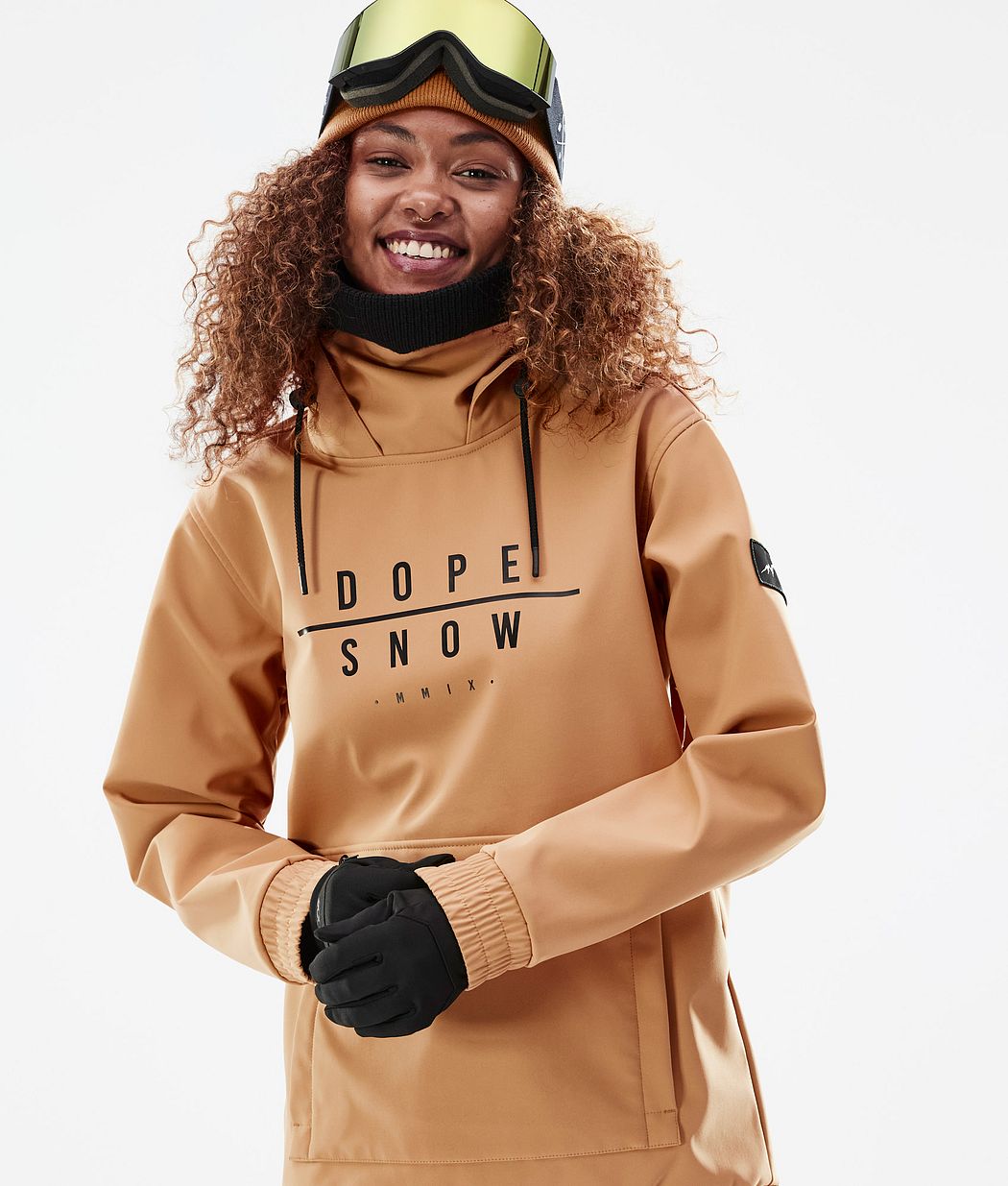Dope Wylie W Snowboardjacke Damen Khaki Gelb | SO3628175
