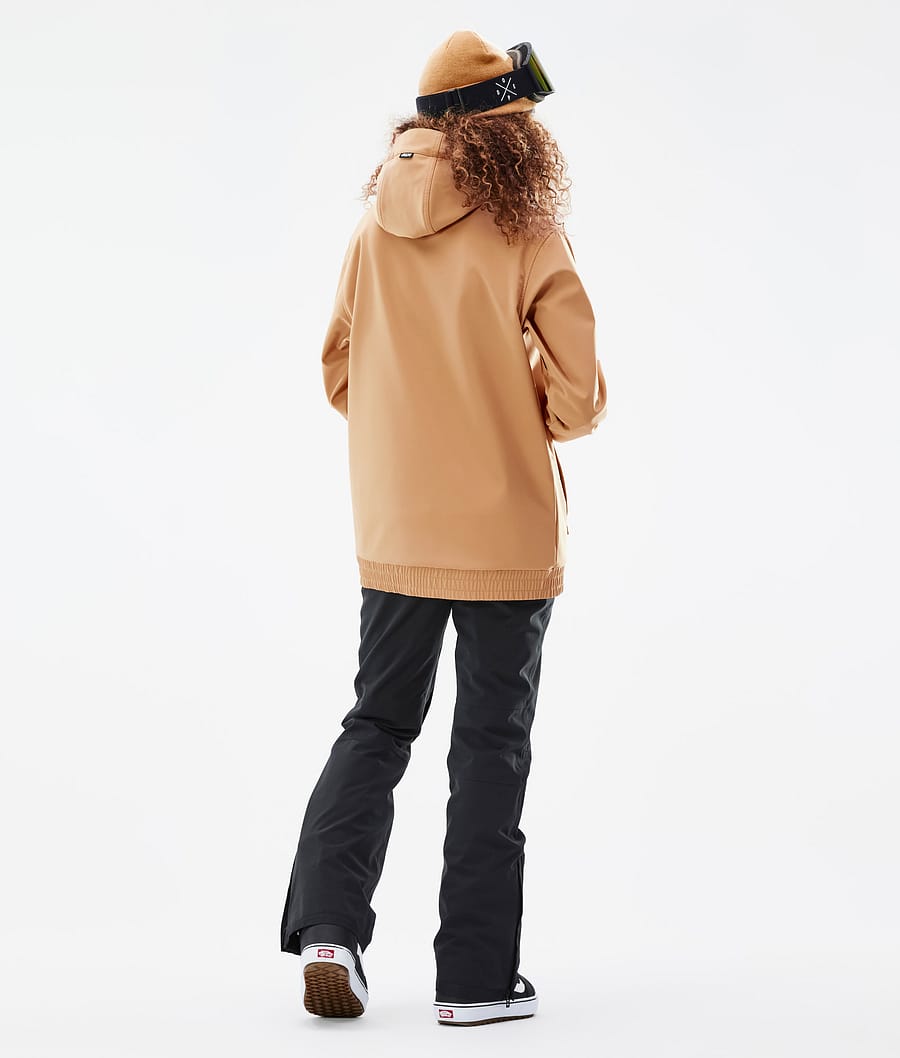 Dope Wylie W Snowboardjacke Damen Khaki Gelb | SO3628175