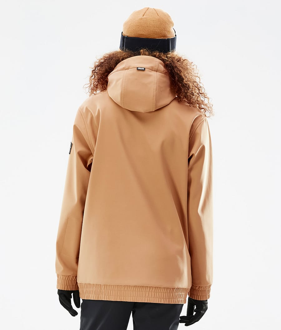 Dope Wylie W Snowboardjacke Damen Khaki Gelb | SO3628175