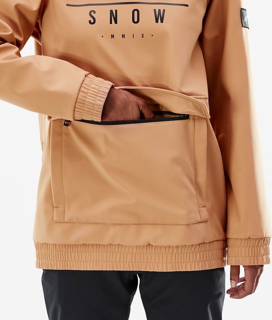 Dope Wylie W Snowboardjacke Damen Khaki Gelb | SO3628175