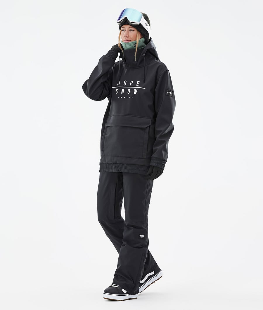 Dope Wylie W Snowboardjacke Damen Schwarz | NK7405381