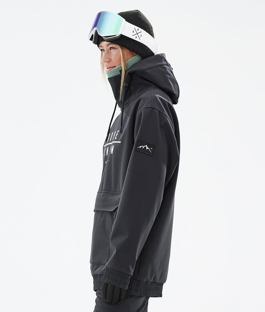 Dope Wylie W Snowboardjacke Damen Schwarz | NK7405381