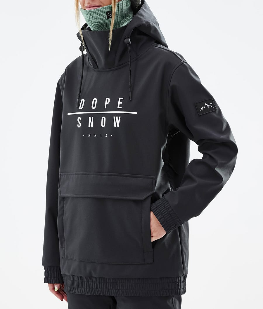 Dope Wylie W Snowboardjacke Damen Schwarz | NK7405381