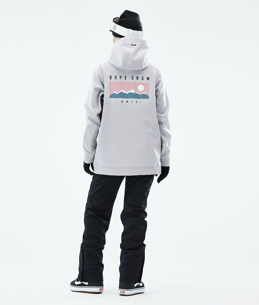 Dope Yeti 2021 Snowboardjacke Damen Hellgrau | JS9706532