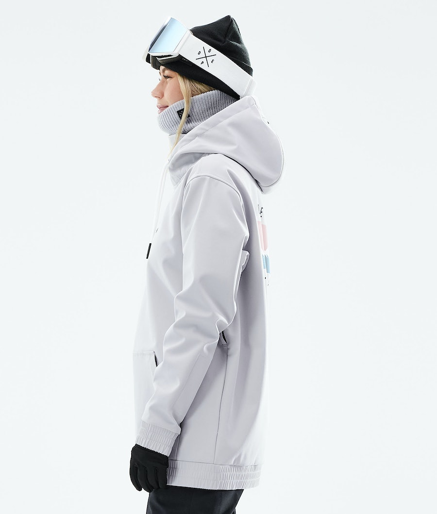 Dope Yeti 2021 Snowboardjacke Damen Hellgrau | JS9706532