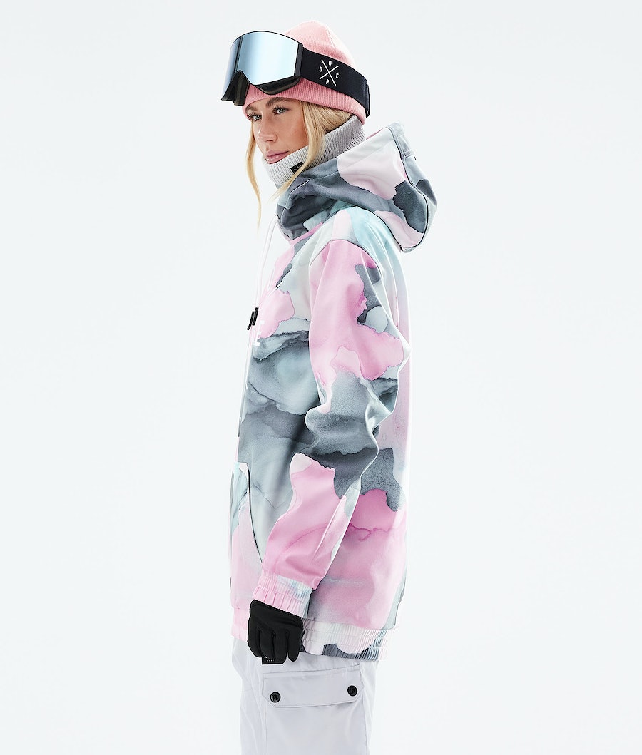 Dope Yeti 2021 Snowboardjacke Damen Mehrfarbig Rosa | DB0247136