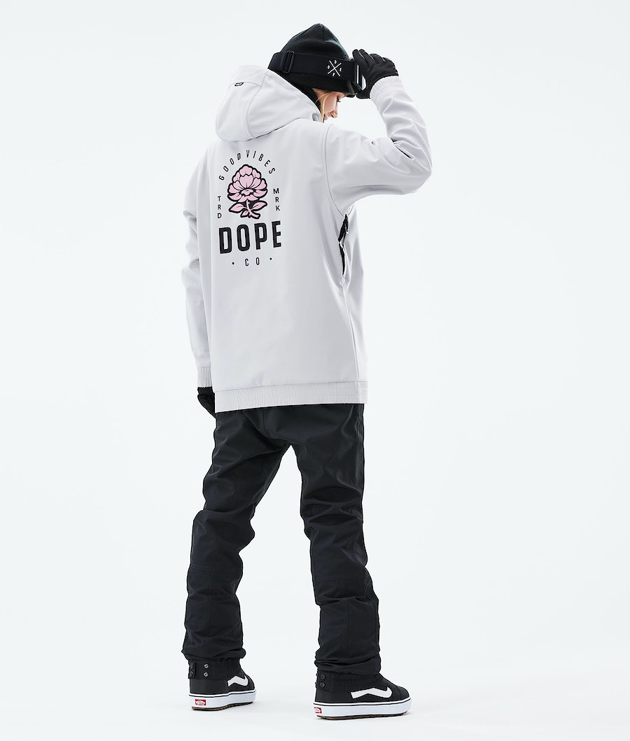 Dope Yeti 2021 Snowboardjacke Damen Rosa Hellgrau | ZC1380726