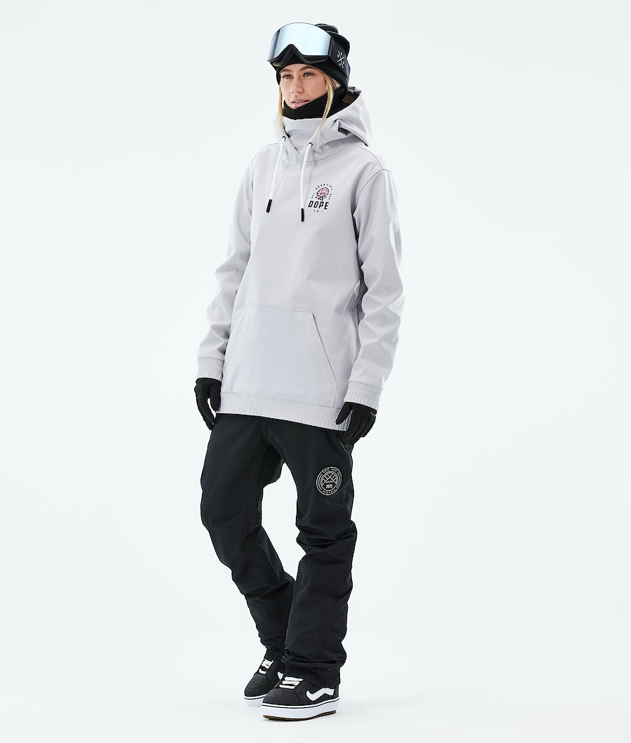 Dope Yeti 2021 Snowboardjacke Damen Rosa Hellgrau | ZC1380726