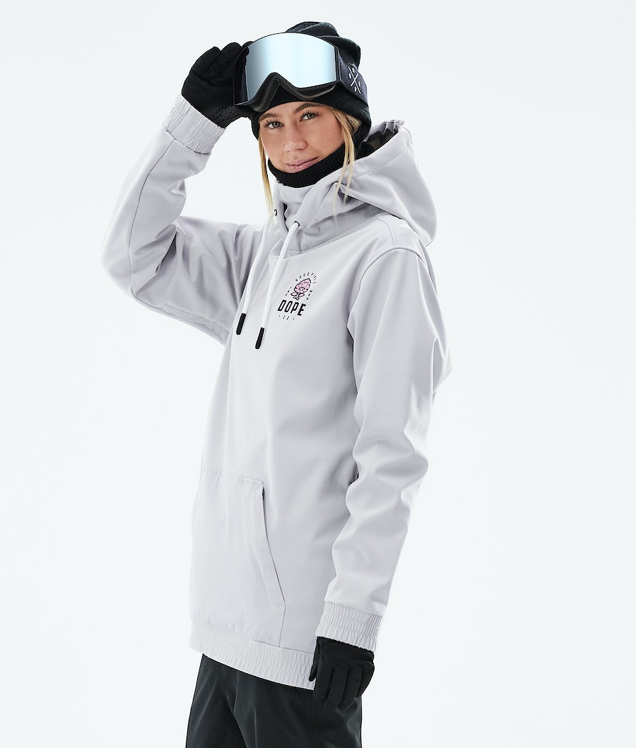 Dope Yeti 2021 Snowboardjacke Damen Rosa Hellgrau | ZC1380726