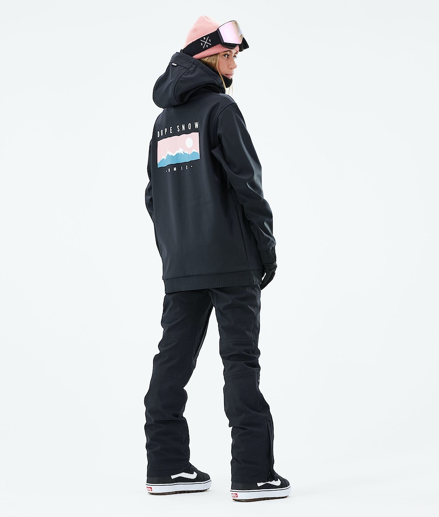 Dope Yeti 2021 Snowboardjacke Damen Schwarz | KG9026741