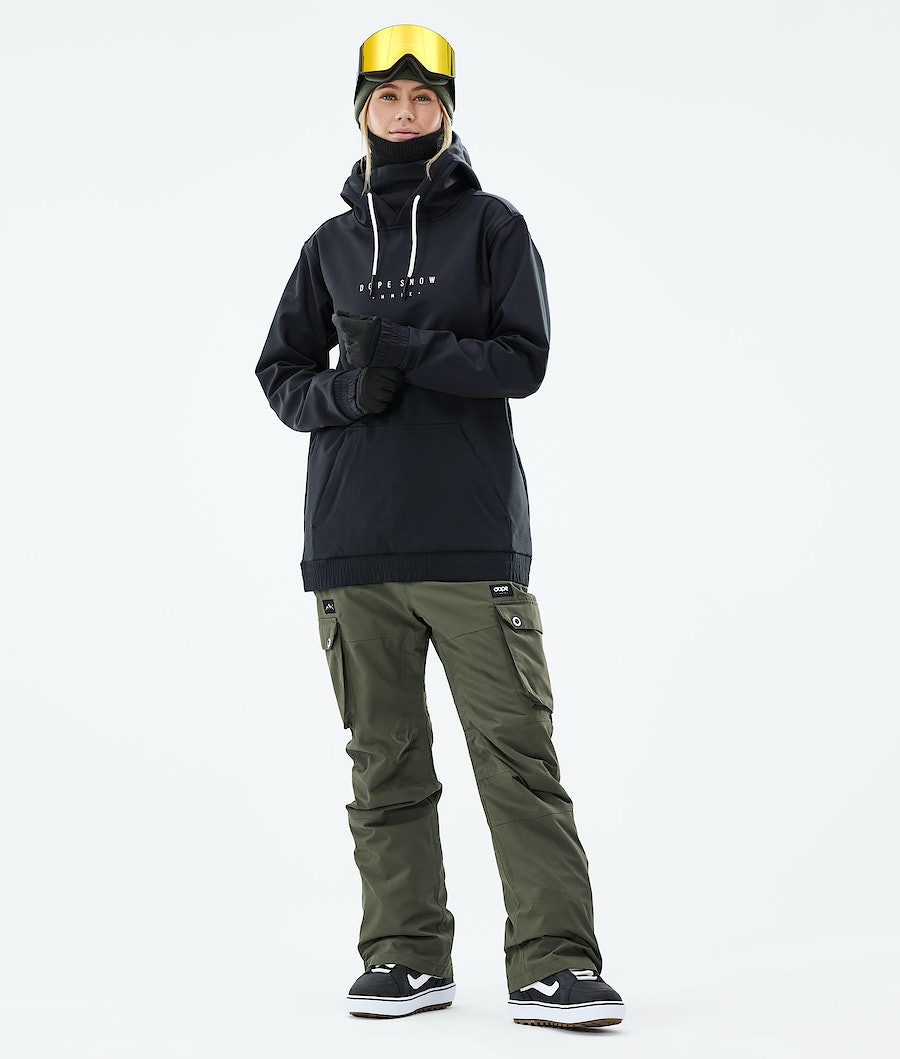 Dope Yeti 2021 Snowboardjacke Damen Weiß Schwarz | OA8916750