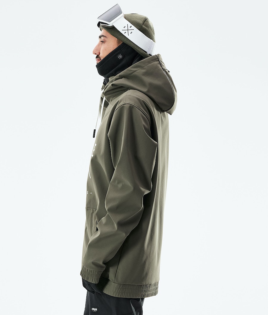 Dope Yeti 2021 Snowboardjacke Herren Olivgrün Grün | HU7048632