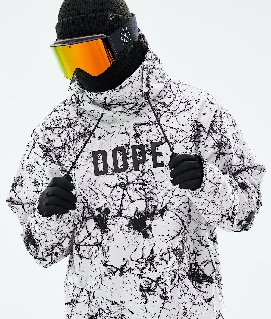 Dope Yeti 2021 Snowboardjacke Herren Weiß Schwarz | JY8054729