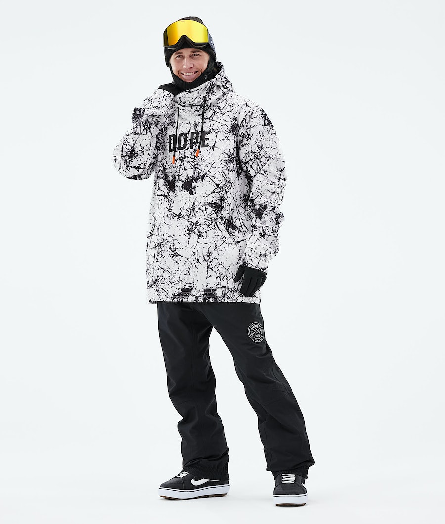 Dope Yeti 2021 Snowboardjacke Herren Weiß Schwarz | JY8054729
