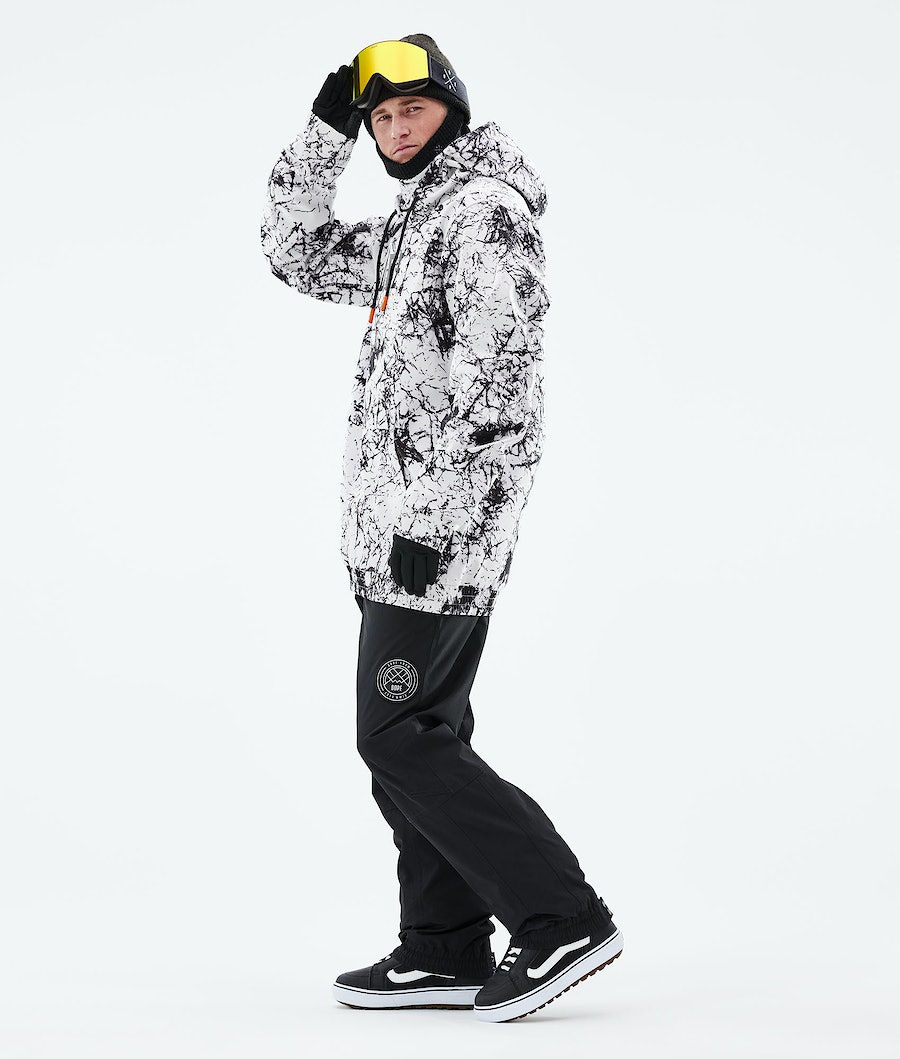 Dope Yeti 2021 Snowboardjacke Herren Weiß Schwarz | JY8054729