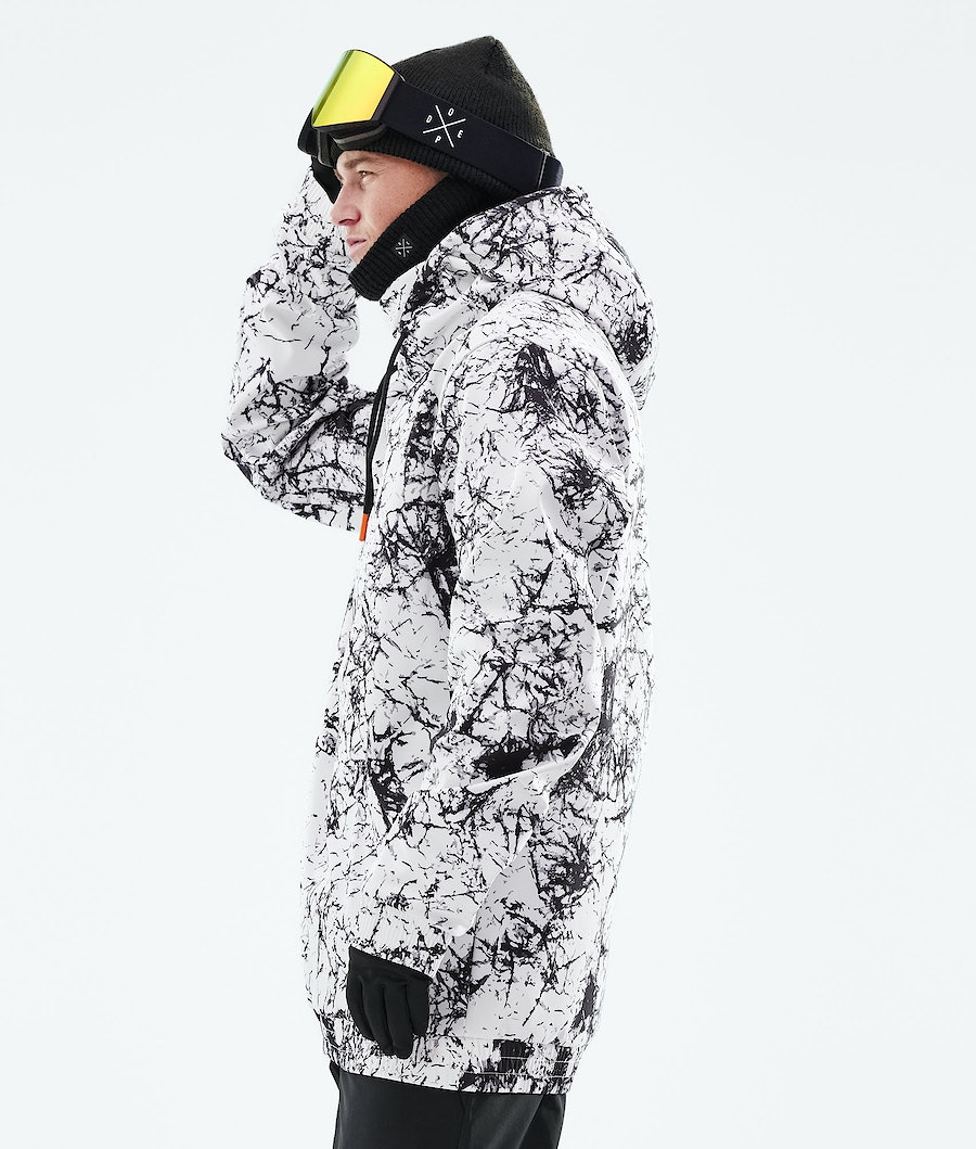 Dope Yeti 2021 Snowboardjacke Herren Weiß Schwarz | JY8054729