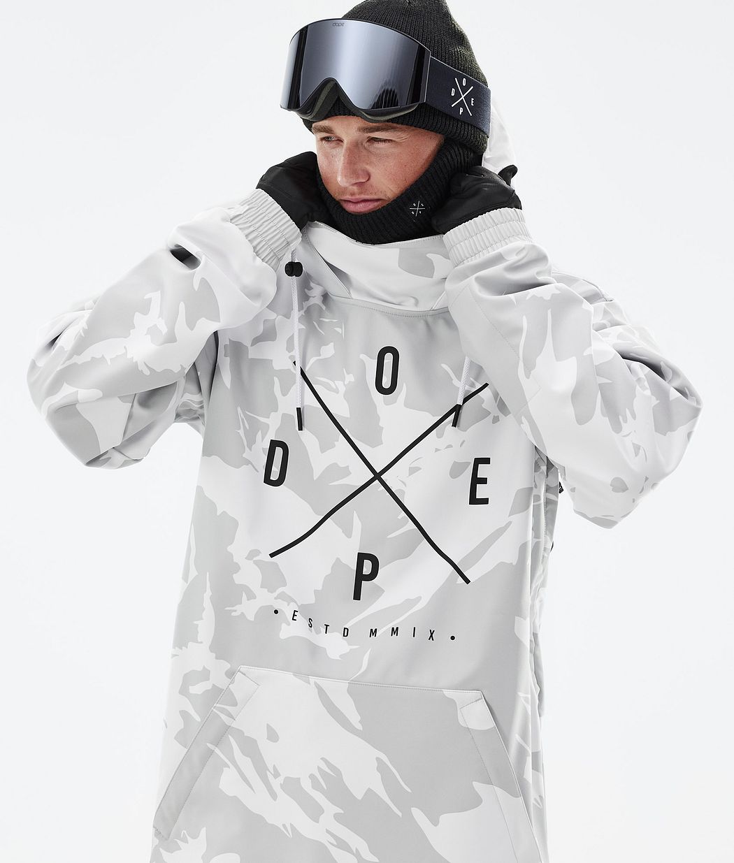 Dope Yeti Snowboardjacke Herren Grau Camouflage | TQ3425869