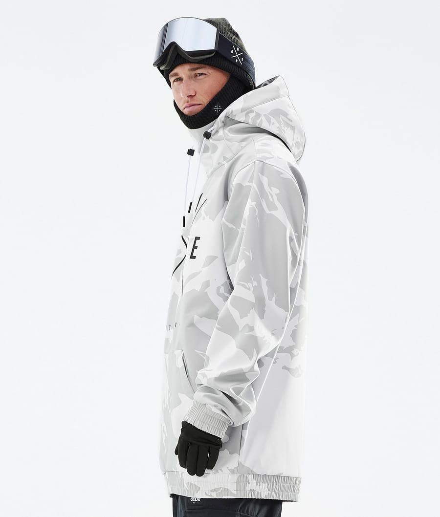 Dope Yeti Snowboardjacke Herren Grau Camouflage | TQ3425869