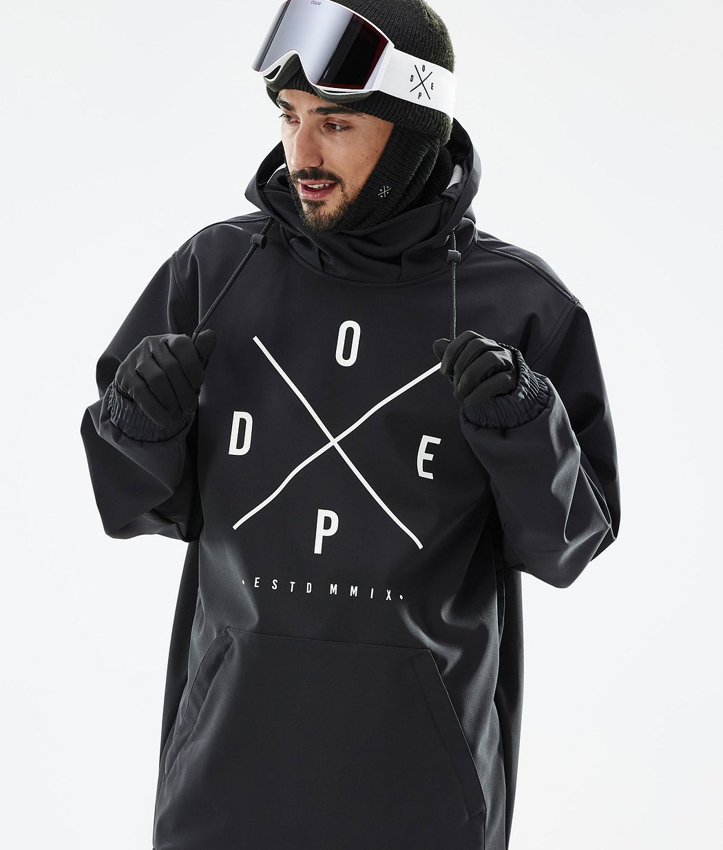 Dope Yeti Snowboardjacke Herren Schwarz | TY3691728