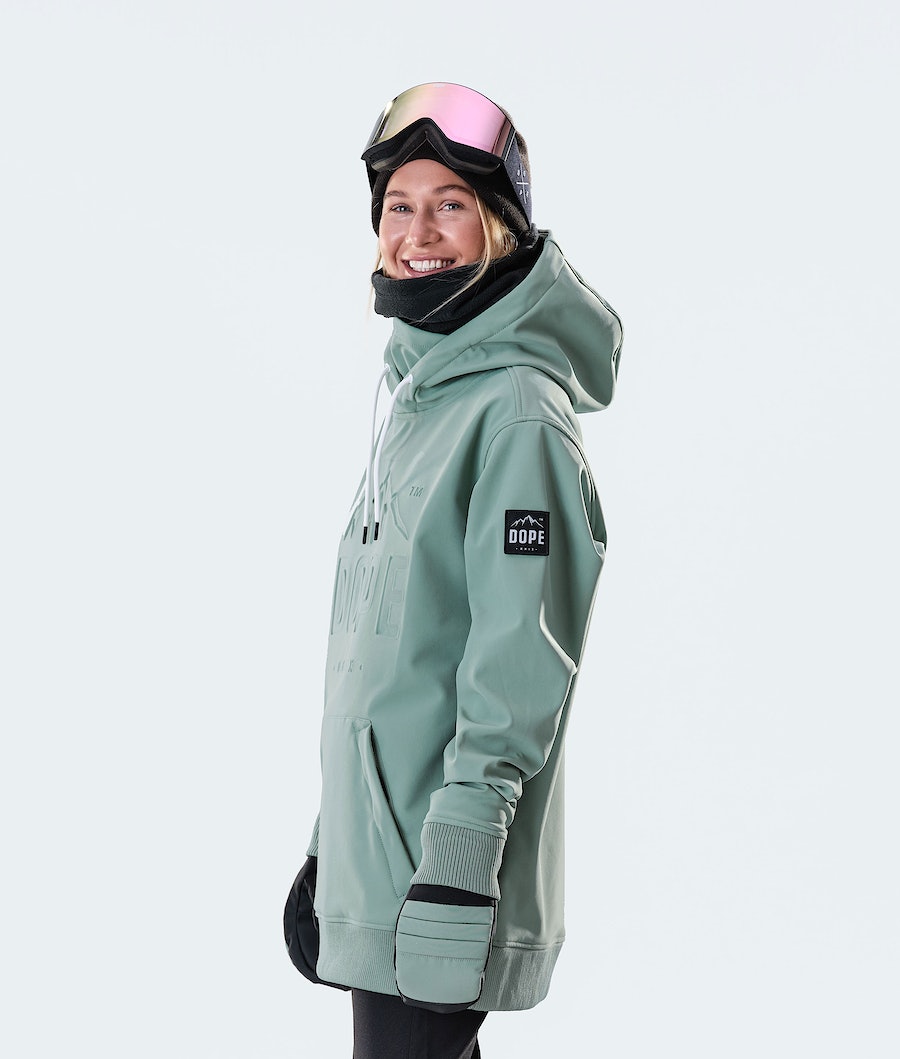 Dope Yeti W 10k Snowboardjacke Damen Grün | DT5264897