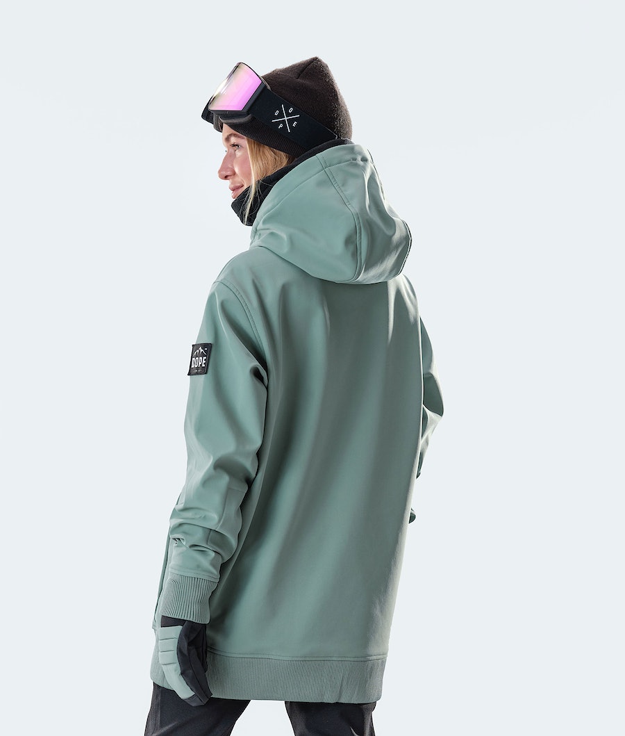Dope Yeti W 10k Snowboardjacke Damen Grün | DT5264897