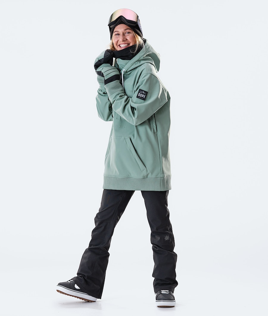 Dope Yeti W 10k Snowboardjacke Damen Grün | DT5264897