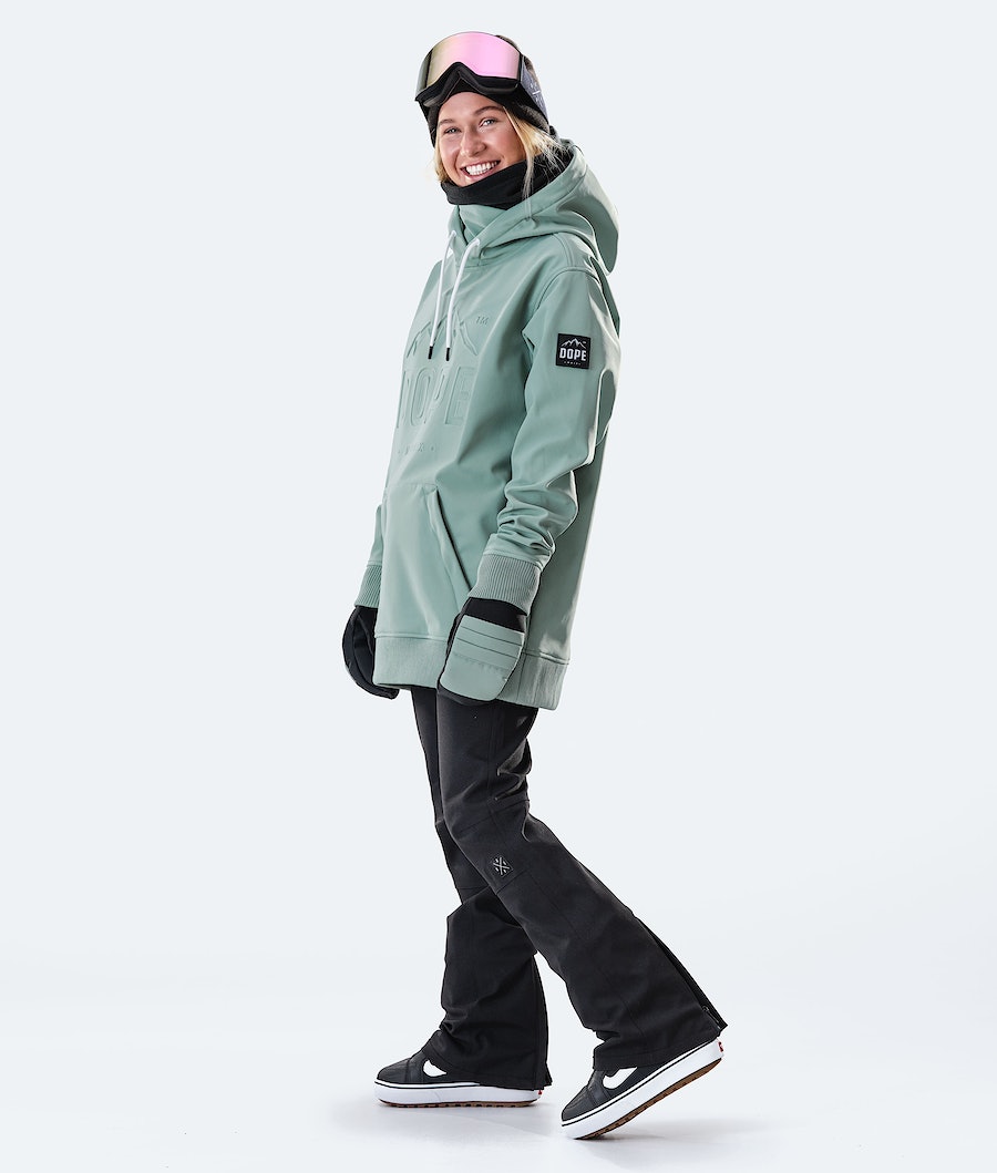 Dope Yeti W 10k Snowboardjacke Damen Grün | DT5264897