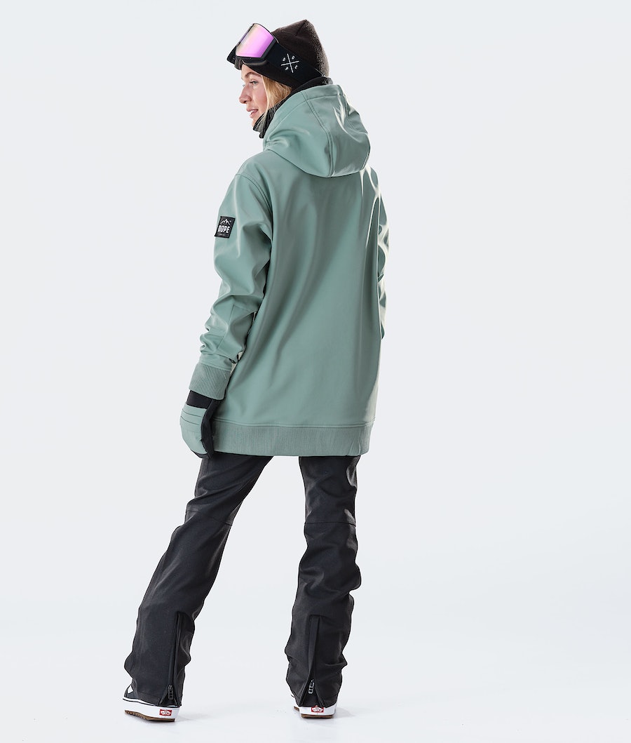 Dope Yeti W 10k Snowboardjacke Damen Grün | DT5264897